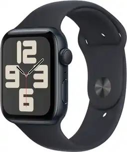 Bol.com Apple Watch SE - 44mm - Midnight Aluminium Case with Midnight Sport Band - M/L aanbieding