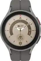 Bol.com Samsung Galaxy Watch5 Pro - Smartwatch heren en dames - 45 mm - Titanium aanbieding