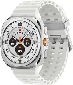 Coolblue Samsung Galaxy Watch Ultra (2025) 4G Titanium Wit 47mm aanbieding