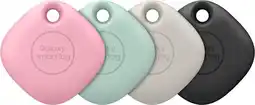 Bol.com Samsung Galaxy SmartTag - Bluetooth Tracker - 4 stuks - Zwart/Oatmeal/Mint/Roze aanbieding