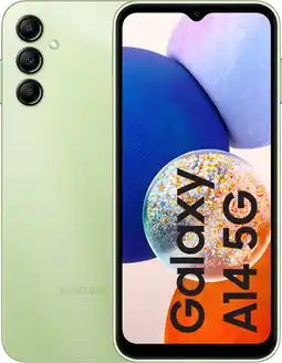 Bol.com Samsung Galaxy A14 5G - 64GB - Light Green aanbieding