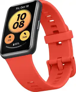 Bol.com Huawei Watch Fit New - Smartwatch dames - 14 dagen batterijduur - Pomelo Red aanbieding