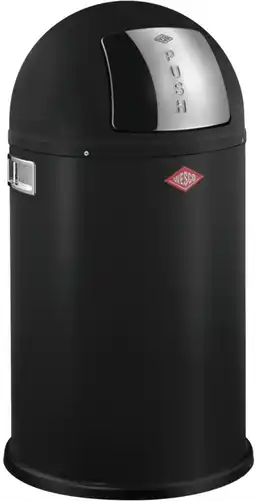 Bol.com WESCO Pushboy Junior Prullenbak | 22 Liter | Metaal -Matzwart | Vuilnisbak - Made in Germany aanbieding