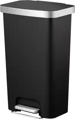 Bol.com EKO - Hana pedaalemmer 45 liter - Plastic - zwart - Prullenbak aanbieding