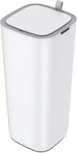 Bol.com EKO - Morandi Smart Sensor Bin 30 liter - Plastic - wit - Prullenbak aanbieding