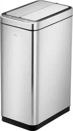 Bol.com EKO - DeLuxe Phantom Sensor Bin 30 liter - Stainless steel Polypropylene - mat RVS - Prullenbak aanbieding