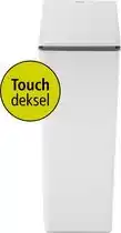 Bol.com EKO - Morandi Touch 40 liter - Plastic - wit - Prullenbak aanbieding