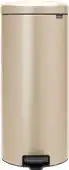 Bol.com Brabantia NewIcon Prullenbak - 30 liter - Metallic Gold aanbieding