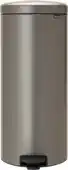 Bol.com Brabantia NewIcon Prullenbak - 30 liter - Platinum aanbieding