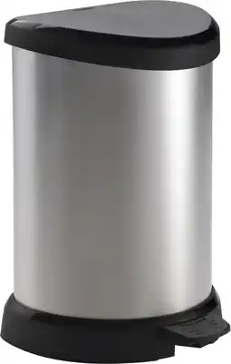Bol.com Curver Decobin Prullenbak - 15L - Metallic - Recycled Kunststof aanbieding