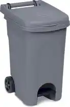 Bol.com Container 'Urban' - 60 liter - Kliko - Pedaalemmer - Met wielen - Grijs aanbieding