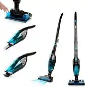 Bol.com Domo DO228SV - Steelstofzuiger + Kruimelzuiger + Dweilen - 21,6V Li-ion - Zwart aanbieding