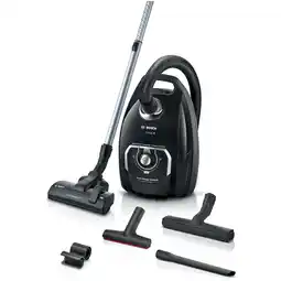 Expert Bosch BGL8BA4D5 Stofzuiger met zak Zwart aanbieding