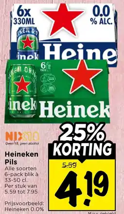 Vomar Voordeelmarkt Heineken Pils aanbieding