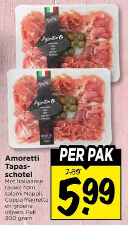 Vomar Voordeelmarkt Amoretti Tapas schotel aanbieding