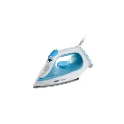 Bol.com Braun TexStyle 1 SI1050BL - Stoomstrijkijzer - Eenvoudig Strijken - Lichtgewicht - Blauw aanbieding