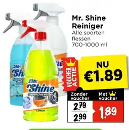 Vomar Voordeelmarkt Mr. Shine Reiniger aanbieding