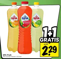 Vomar Voordeelmarkt SPA Fruit aanbieding