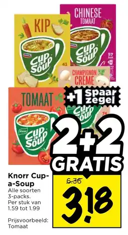 Vomar Voordeelmarkt Knorr Cup- a-Soup aanbieding