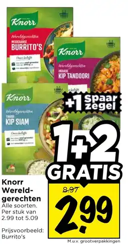 Vomar Voordeelmarkt Knorr Wereld gerechten aanbieding