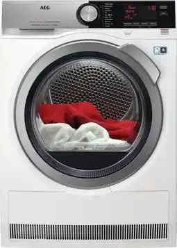 Bol.com AEG T8DEN86CS Vrijstaand Voorbelading Wit 8 kg aanbieding