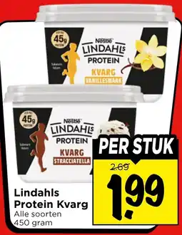 Vomar Voordeelmarkt Lindahls Protein Kvarg aanbieding