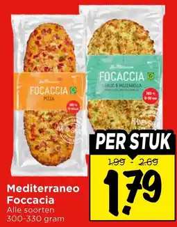 Vomar Voordeelmarkt Mediterraneo Foccacia aanbieding