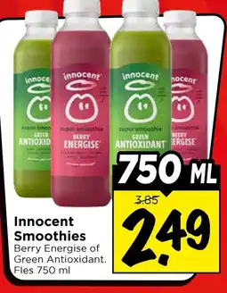 Vomar Voordeelmarkt Innocent Smoothies aanbieding