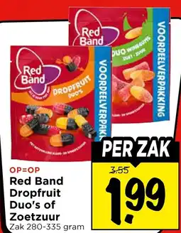 Vomar Voordeelmarkt Red Band Dropfruit Duo's of Zoetzuur aanbieding