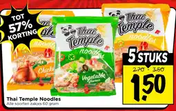 Vomar Voordeelmarkt Thai Temple Noodles aanbieding
