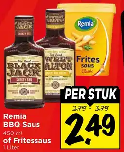 Vomar Voordeelmarkt Remia BBQ Saus of Fritessaus aanbieding