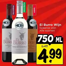 Vomar Voordeelmarkt El Burro Wijn aanbieding
