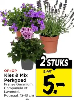 Vomar Voordeelmarkt Kies & Mix Perkgoed aanbieding