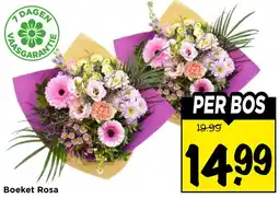 Vomar Voordeelmarkt Boeket Rosa aanbieding