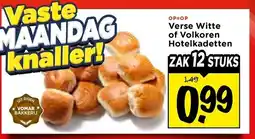Vomar Voordeelmarkt Verse Witte of Volkoren Hotelkadetten aanbieding