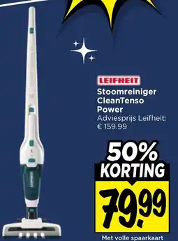 Vomar Voordeelmarkt Leifheit Stoomreiniger CleanTenso Power aanbieding