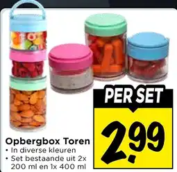 Vomar Voordeelmarkt Opbergbox Toren aanbieding