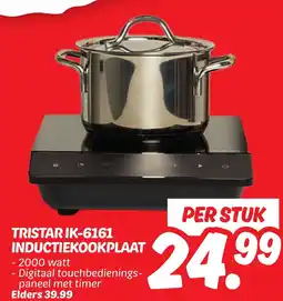 Dekamarkt Tristar 6161 inductiekookplaat aanbieding