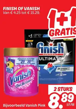 Dekamarkt Finish of vanish aanbieding