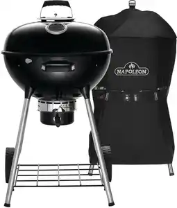 Coolblue Napoleon Premium Kettle 57 cm + Napoleon Hoes voor Premium en Pro Kettle 57 cm aanbieding