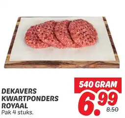 Dekamarkt Dekavers kwartponders royaal aanbieding