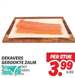Dekamarkt Dekavers gerookte zalm aanbieding