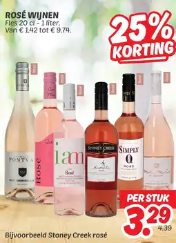 Dekamarkt Rosé wijnen aanbieding