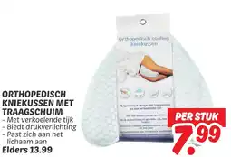 Dekamarkt Orthopedisch kniekussen met traagschuim aanbieding