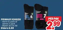 Dekamarkt PRIMAIR SOKKEN aanbieding