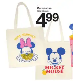 Zeeman Canvas tas aanbieding