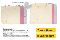 Zeeman Baby sweater aanbieding