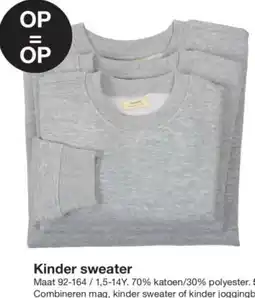 Zeeman Kinder sweater aanbieding