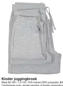 Zeeman Kinder joggingbroek aanbieding