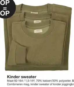Zeeman Kinder sweater aanbieding